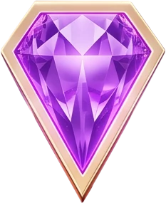 Faceted violet shield-shaped gem, standing in for this guide's light-touch approach to data